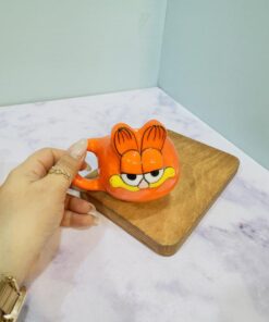 ماگ فانتزی گارفیلد بزرگ و کوچک دست ساز کد 2212