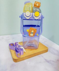 قمقمه کودک دو سر نوش فانتزی طرح خرس کد 2215