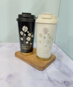 تراول ماگ دو سرنوش طرح گل ژاپنی کد 2218