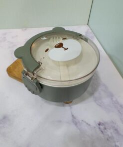 ظرف غذای فانتزی طرح خرس دسته دار کد 2219