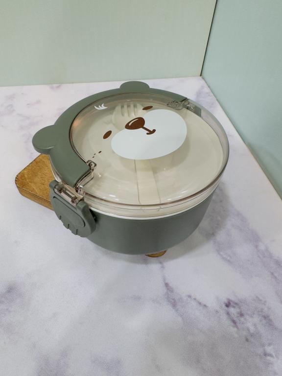 ظرف غذای فانتزی طرح خرس دسته دار کد 2219