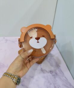 ظرف غذای فانتزی طرح خرس دسته دار کد 2219