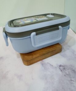 ظرف غذا پلاستیکی سه خونه دسته دار طرح حیوانات کد 2221