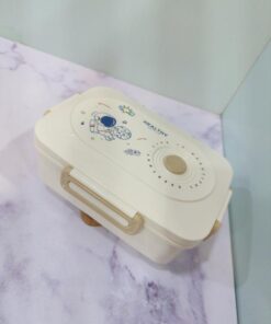 ظرف غذای طرح فضانورد سه خانه کد 2223