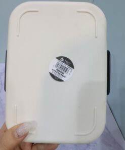 لانچ باکس استیل دو خانه شطرنجی کد 2224