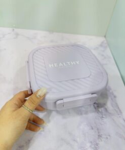 لانچ باکس پلاستیکی سه خانه HEALTHY کد 2226