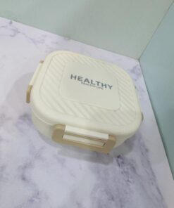 لانچ باکس پلاستیکی سه خانه HEALTHY کد 2226