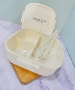 لانچ باکس پلاستیکی سه خانه HEALTHY کد 2226