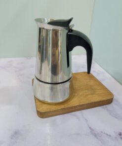 قهوه جوش یا موکاپات استیل سه سایز کد 2228