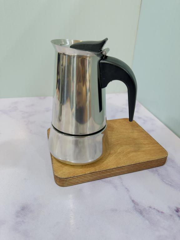 قهوه جوش یا موکاپات استیل سه سایز کد 2228