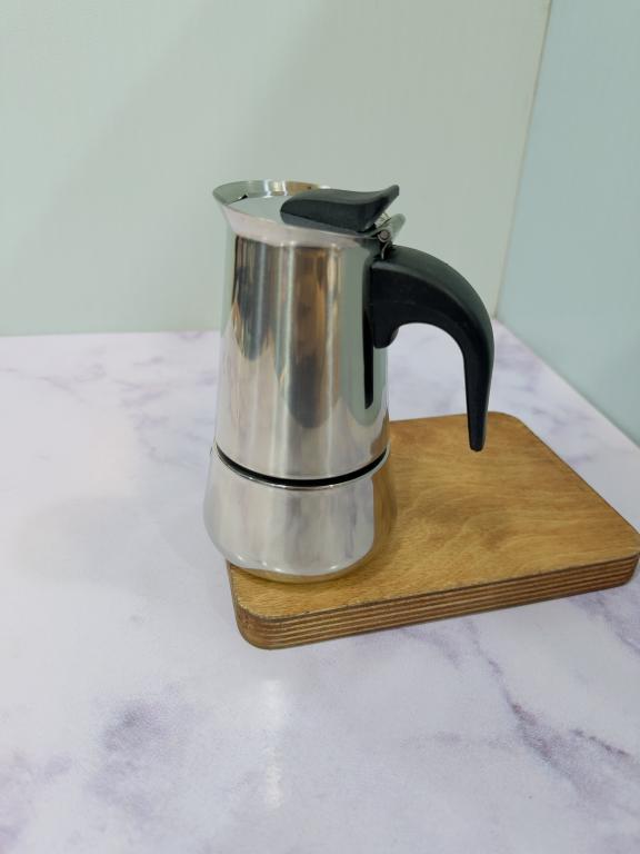 قهوه جوش یا موکاپات استیل سه سایز کد 2228