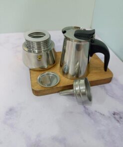 قهوه جوش یا موکاپات استیل سه سایز کد 2228