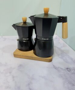 موکاپات و قهوه جوش دسته چوبی پنتوس کد 2229