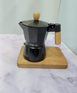 موکاپات و قهوه جوش دسته چوبی پنتوس کد 2229