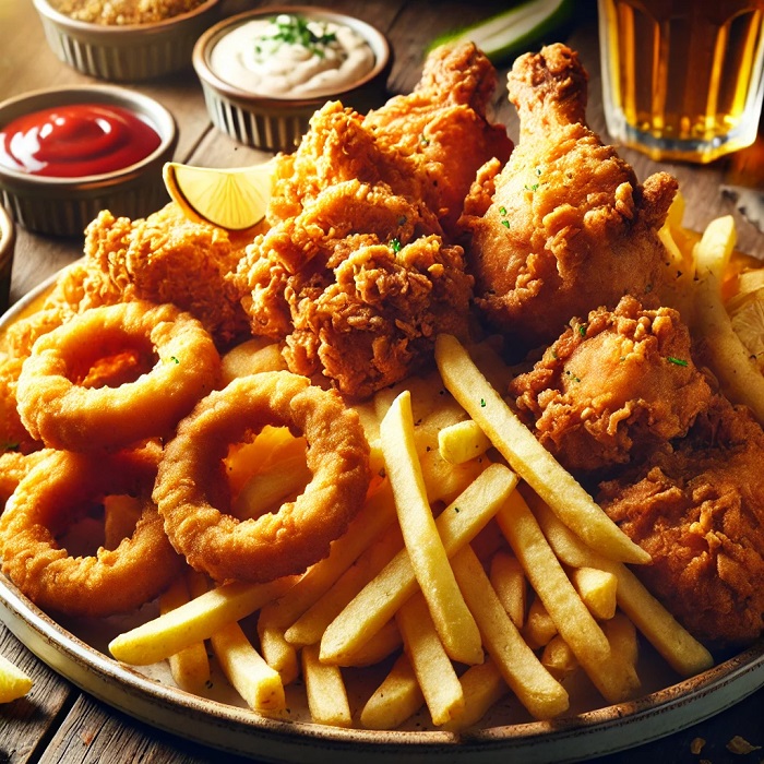 غذای چرب و سرخ کردنی