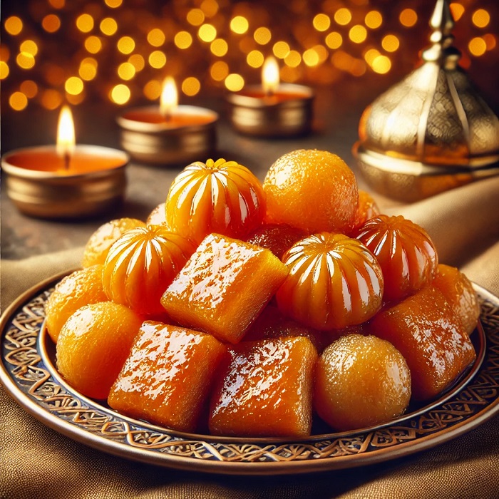 شیرینی های پر کالری در افطار