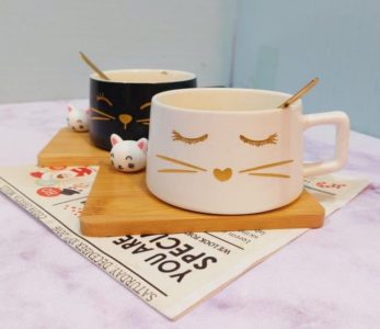 ماگ ست سرامیکی گربه ای