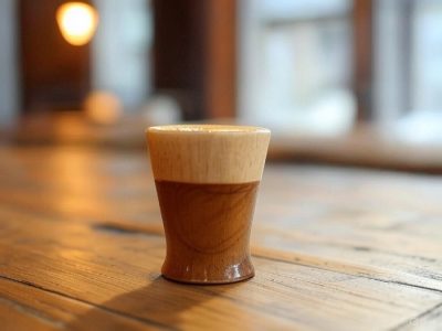 شات اسپرسو چوبی