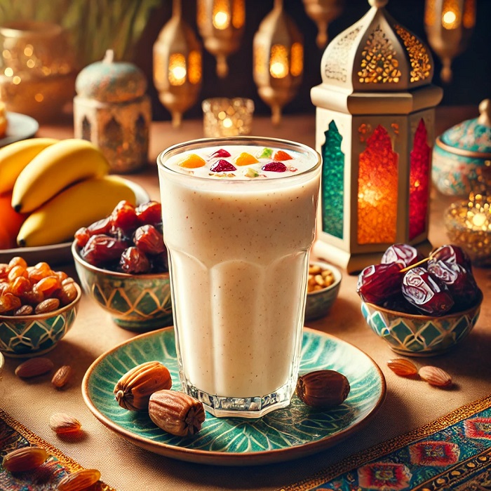 اسموتی با شیر