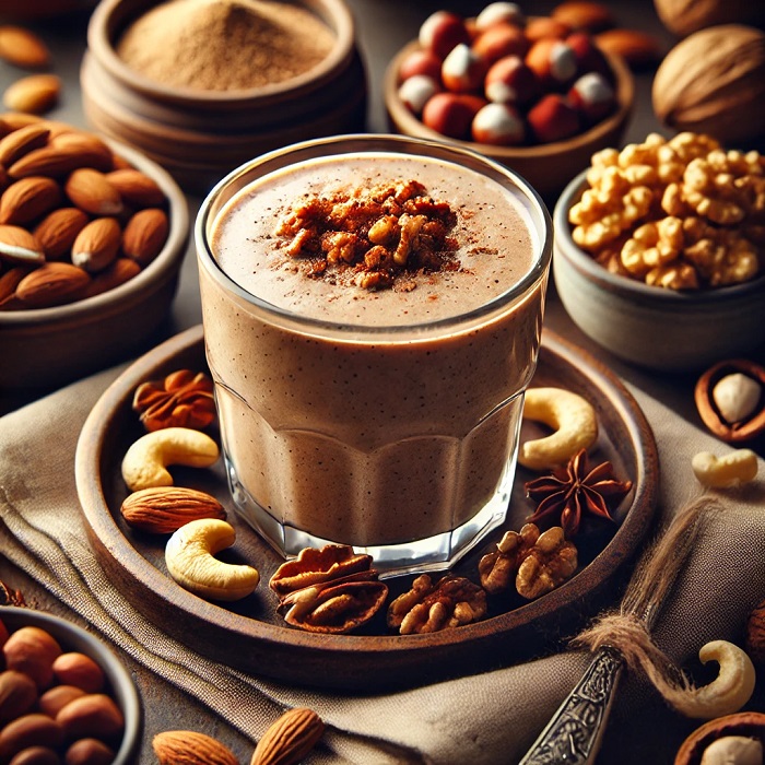 اسموتی با مغز خوراکی