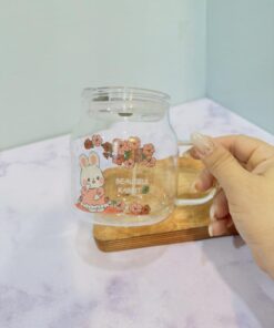 ماگ اسموتی نی دار پیرکس خرگوش بامزه کد 2243