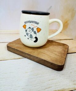 ماگ سرامیکی خال دار گربه کد 2247