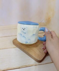 ماگ دسته پهن خرگوش بامزه کد 2252