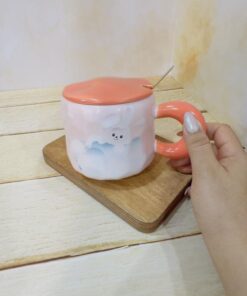 ماگ دسته پهن خرگوش بامزه کد 2252