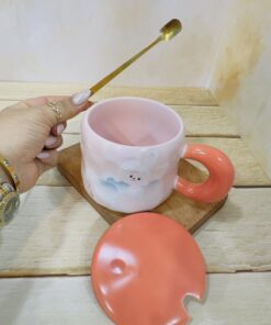 ماگ دسته پهن خرگوش بامزه کد 2252