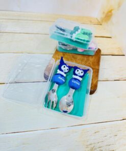 قاشق و چنگال فانتزی کودک جعبه دار کد 2256