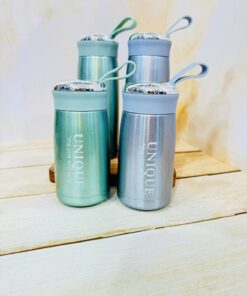 فلاسک استیل صافی دار برند UNIQUE در دو حجم کد 2260