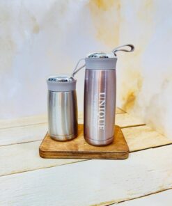 فلاسک استیل صافی دار برند UNIQUE در دو حجم کد 2260