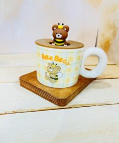 ماگ فانتزی عروسکی زنبور خرس کد 2265