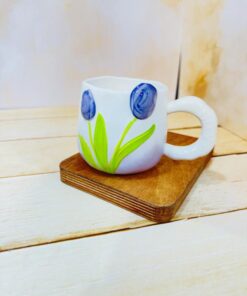 ماگ سرامیکی لاله برجسته کد 2266