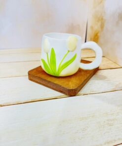 ماگ سرامیکی لاله برجسته کد 2266