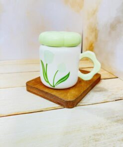 ماگ درپیچی گل لاله کد 2267