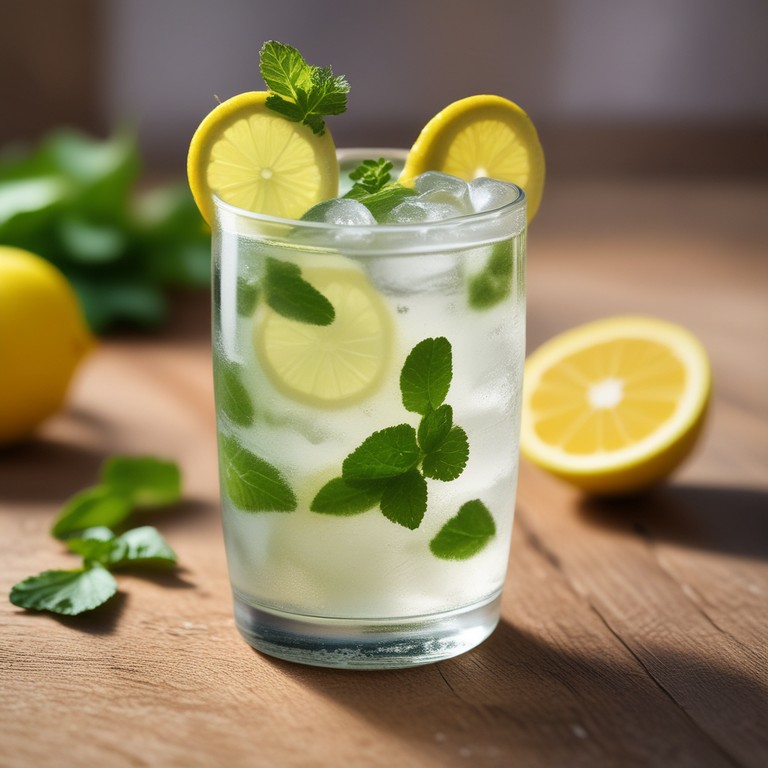 شربت لیمو و نعناع