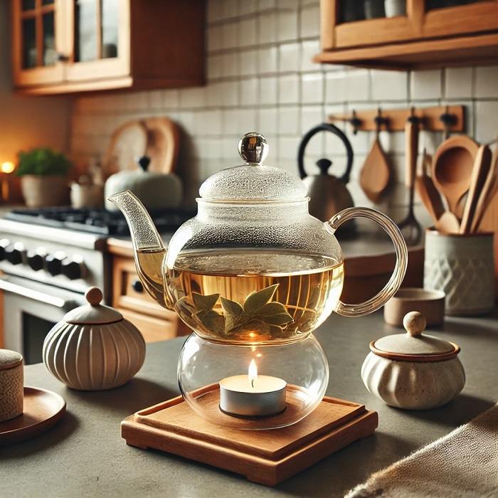 قوری وارمر در آشپزخانه