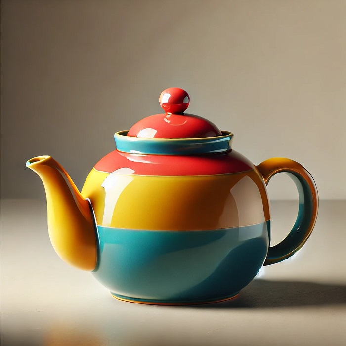 قوری معمولی رنگی