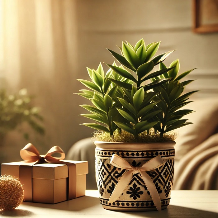 گیاه طبیعی یا گلدان تزئینی