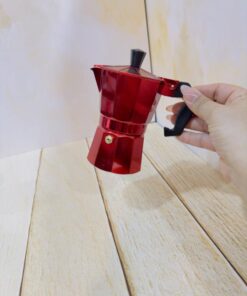 قهوه جوش روگازی زرشکی سه حجم کد 2271