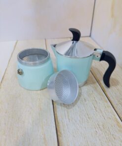 قهوه جوش روگازی رنگی رنگی سه کاپ کد 2274