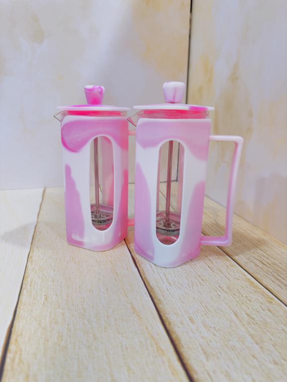 فرنچ پرس طرح مربعی آبرنگی برند YITIAN کد 2277