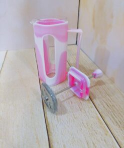 فرنچ پرس طرح مربعی آبرنگی برند YITIAN کد 2277