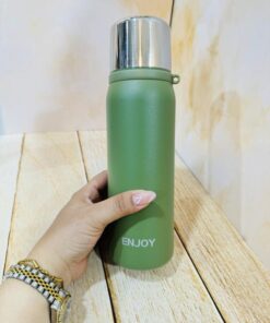 فلاسک در لیوانی برند ENJOY رنگی دوحجم کد 2282