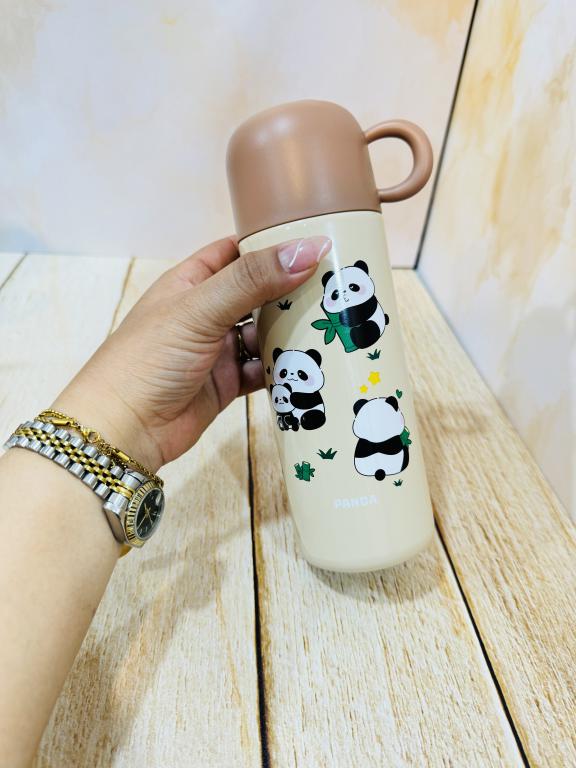 فلاسک فانتزی لیوان دار طرح پاندا کد 2284