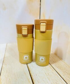 تراول ماگ دور سیلیکونی دوحجم برند COFFEE CUP کد 2290