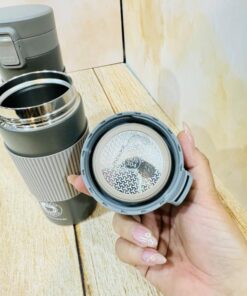 تراول ماگ دور سیلیکونی دوحجم برند COFFEE CUP کد 2290