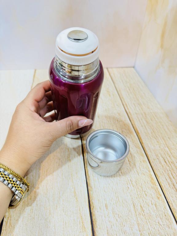 فلاسک استیل در لیوانی رنگ شاین کد 2295