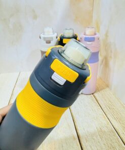 تراول ماگ دور سیلیکونی دسته تاشو رنگی کد 2296